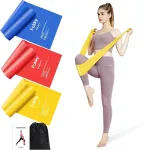 Fokky Fitneso juostos 3 vnt. rinkinys, 1.5m/2m, 3 stiprumai