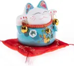 Lachineuse Maneki Neko statulėlė, Blanc Dominant, 9 x 8 x 10 cm