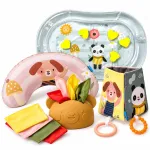 Taf Toys Tummy Time Discovery Kit lavinamasis rinkinys kūdikiui, 4 dalių