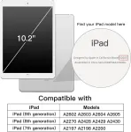 Jetech dėklas, skirtas ipad 10.2 colių (9-osios/8-osios/7-osios kartos, 2021/2020/2019) su pie&scaron;tuko laikikliu, skaidrus permatomas galinis dangtelis, plonas stovas, atsparus smūgiams plan&scaron;etinio kompiuterio apsauginis dėklas (violetinis)
