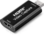 Vaizdo įra&scaron;ymo plok&scaron;tė, Hdmi Usb adapteris, 1080p Hdmi vaizdo įra&scaron;ymo plok&scaron;tė, Hdmi vaizdo įra&scaron;ymo Usb 2.0 skirta žaidimams, Tv transliacijoms, įra&scaron;ymo įrenginys tiesioginei vaizdo transliacijai, skirta Windows Mac Os (hdmi Usb)