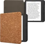Kwmobile dėklas, suderinamas su kobo kobo libra colour/tolino vision colour - kam&scaron;tinis e. skaityklės apsauginis dėklas - &scaron;viesiai rudas