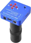 Mikroskopas Pramoninė Hdmi Usb vaizdo mikroskopo kamera su 100x objektyvu Eu ki&scaron;tukas 110-240v 38mp