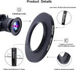 Filtro adapteris 49 mm į 58 mm, suderinamas su visais 49 mm objektyvais su 58 mm Uv, Nd, Cpl filtrais, 49 mm objektyvas į 58 mm, filtras (49-58 mm)