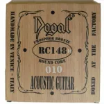 Dogal&reg; Rc148h akustinės gitaros stygų komplektas, fosforbronza, akustinei gitarai, fosforbronza, apvalus pagrindas, 010/047
