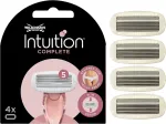 Wilkinson Sword - Intuition Complete skustuvas moterims, 4 keičiamos galvutės, odą saugantis gelis &scaron;velniam slydimui