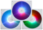 Thermalright Tl-s12w-s X3 cpu au&scaron;intuvas korpuso au&scaron;intuvas pwm ventiliatorius plonas rėmelis &scaron;viesos efektas 4 kontaktų pwm jungtis kompiuterio ventiliatorius su argb &scaron;viesos efektais 1500rpm greitis pc au&scaron;inimo ventiliatorius (120 mm)