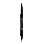 Revolution Make Up Dvipusis akių kontūras Makeup Revolution London Awesome Dual Akių apvadas Kohl and Flick 1.18 g