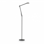 Ideal Lux 10W floor lamp with 1 light FUTURA, 4000K, juodas
