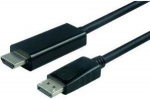 Kabelis Value DisplayPort - HDMI 10m juoda (JAB-3602067)
