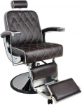 Activeshop Profesionali barberio kėdė Gabbiano Imperial, ruda
