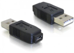 DELOCK Adapteris USB micro-A+B lizdas prie USB2.0-A ki&scaron;tuko