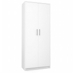 Top E Shop Spinta - OLIV 2D 74x35x180 cm Balta