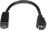 USB adapteris StarTech microUSB - Juodas miniUSB (USBMUSPF6)