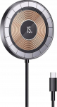 USAMS indukcinis įkroviklis US-CD183 magnetic 15W juodos spalvos CD183CDX01
