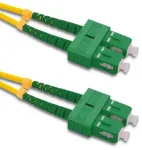 Qoltec SC/APC &scaron;viesolaidinis pataisymo laidas - SC/APC | Vienmodis | 9/125 | G652D | Dvipusis | 120 m