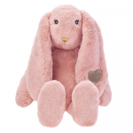 Beppe Pliu&scaron;inis žaislas - rožinės spalvos zuikutis "Missimo", 28 cm