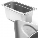 Kitchen Line GN 1/3 plieno konteineris, auk&scaron;tis 100 mm - Hendi 806432