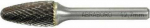 Abraboro ABRABORO metalo pjaustytuvas Type F, 8,0 x 65/20 - TCT suapvalintas kūgis