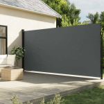 I&scaron;traukiama &scaron;oninė markizė, antracito spalvos, 220x600cm