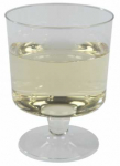 &Oslash;vrige Baltojo vyno taurė ant fiksuoto pagrindo PS 15cl, 17cl skaidri 10 vnt./vnt. Skaidri 1x1x1mm (10 vnt.)