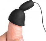 XR Brands Deluxe Silicone Head Stimulator 10-Mode Juodas