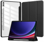 Dėklas Samsung Galaxy Tab S9+ FE 12.4 Tech-Protect SC Pen Hybrid juodos spalvos