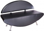 Beauty System Registratūros sofa Carini Juodas