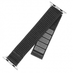 Fixed Fiksuotas | Sporti&scaron;kas dirželis Apple Watch 38/40/41mm | 160-210 mm | Tamsi pilka | Nailonas