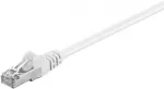 Goobay CAT 5e Jungties laidas, F/UTP, baltas - Laido ilgis 0,25 m