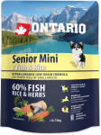 Ontario Senior Mini žuvis ir ryžiai 0,75kg