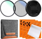 Kf filtras Filtrų rinkinys 4in1 UV NANO-K filtras + poliarizuojantis CPL + dangtelis + K&F dėklas 82 mm / SKU.2040V1