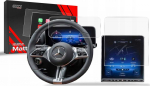 GrizzGlass Folia matowa GrizzGlass CarDisplay Protection do Mercedes EQS Widescreen 2021-2024 [2w1]