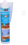 Geb Sanitarinis silikonas baltas, kartonas 310 ml