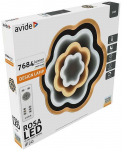 Avide LED lubinis &scaron;viestuvas Rosa 90W su pulteliu