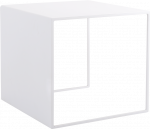 Customform Kavos staliukas, 2WALL METAL 50, 50x50x45 cm, Baltas