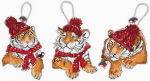 LetiStitch luca S Kalėdinių tigrų žaislų rinkinys 3 vnt. SLETIL8017