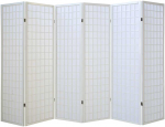 Homestyle4U Kambario pertvara, 264x2.2x175 cm, balta