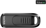 SanDisk Ultra Slider USB Type-C 128GB Juodas