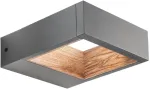 Sieninis &scaron;viestuvas 10W LED sieninis lauko &scaron;viestuvas WALD, tamsiai pilkas, 3000K, IP65, 90508