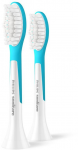 2 dalių &scaron;epetėlių galvučių pakuotė Philips Sonicare For Kids HX6042/90, baltos/mėlynos spalvos