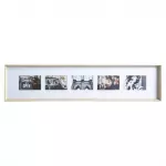 Atmosphera Frame 5 nuotraukų rėmelis AXEL, 22 x 97 cm, smėlio spalvos