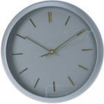 Excellent Houseware Sieninis laikrodis pilkas 30 cm