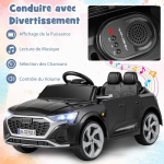 Promotions Elektrinis vaiki&scaron;kas automobilis, Audi SQ8, 98x49x43 cm, Juodas