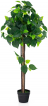 Promotions Dirbtinis hortenzijų medis, 114 cm, žalia ir juoda