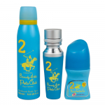 Set Beverly Hills Polo Club: No. 2 Eau De Parfum For Women, 50 ml + No. 2 Anti-Perspirant Dezodorantas Roll-On For Women, 50 ml + 1982 - Sport 2 Freshness Body Pur&scaron;kiklis, 150 ml