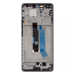 Dėklas LCD ekranas + lietimui jautrus skydelis + priekinis dangtelis, skirtas &bdquo;Xiaomi Redmi Note 14 Pro 4G&ldquo; (juodas) (pakeitimo paketas)