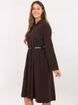 Suknelė Italy Moda Sukienka-MI-SK-92400.17-ciemny ruda