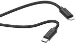 Musthavz USB-C į Lightning pintas kabelis 1.0m juodos spalvos