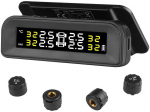 RV Padangų Slėgio Stebėjimo Sistema, Realaus Laiko Saulės Priekabos TPMS, 4 Jutikliai, belaidė padangų slėgio stebėjimo sistema, priekabos padangų slėgio jutiklis